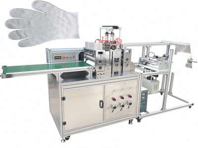 Ultrasonic glove machine