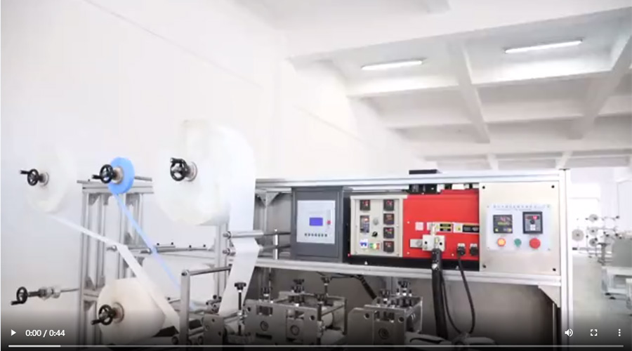 Full auto glue sanitary pad machine